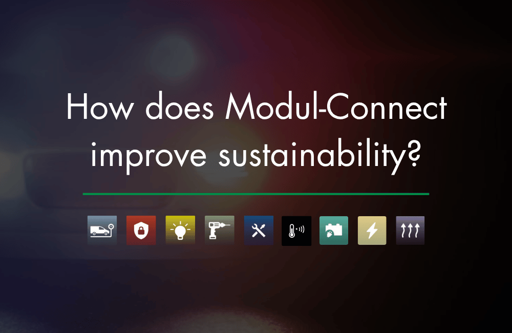How does fleet management software improve sustainability?