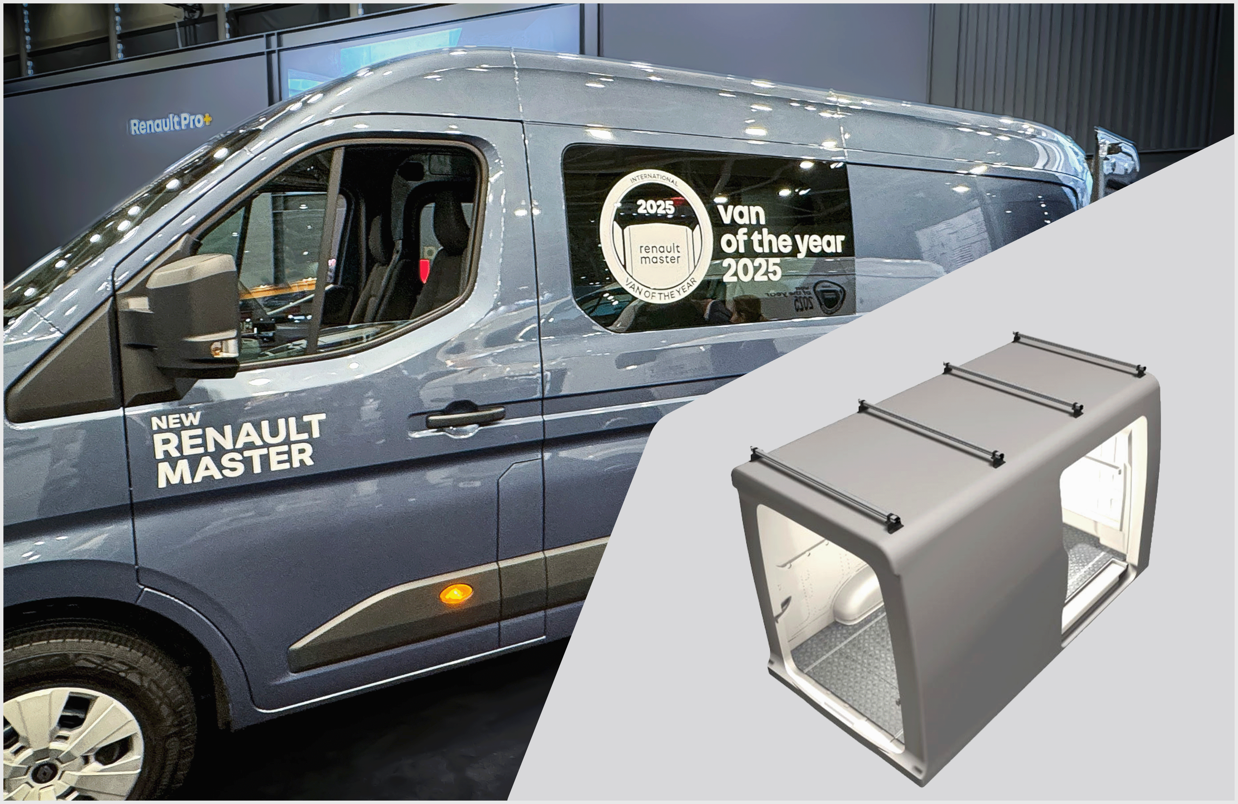 Střešní nosiče pro vozy Renault Master a Nissan Interstar 2024 jsou nyní k dispozici